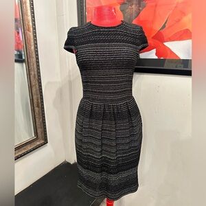 St. John Black Midi Dress